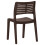 Berkfield Garden Chairs 2 pcs Mocha Polypropylene 7