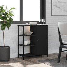 Berkfield Sideboard Black 70x30x80 cm Engineered Wood