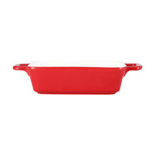 Durable Ceramic Cookware Ideal For Baking Heating And-Red