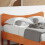Berkfield Headboard Wax Brown 135 cm Solid Wood Pine 1