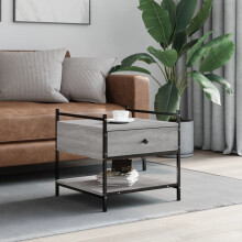 Berkfield Coffee Table Grey Sonoma 50x50x50 cm Engineered Wood