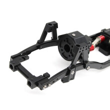 Prefixal Versnellingsbak Transfer Case voor 1/10 RC Crawler Car Axial SCX10 & SCX10 II 90046 Upgrade Onderdelen, Titanium