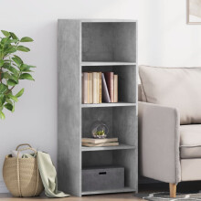 Berkfield Highboard Concrete Grey 45x41x124 cm Engineered Wood