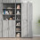 Berkfield Highboard Grey Sonoma 30x41x185 cm Engineered Wood 1