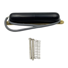 Lipstick Design Single Coil Guitar Pickup for Clear Sound-Black