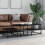 Berkfield Nesting Coffee Tables 2 pcs Black Engineered Wood 1
