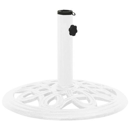 Berkfield Umbrella Base White 40x40x32 cm Cast Iron 1