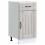 Berkfield Kitchen Base Cabinet Lucca Grey Sonoma Engineered Wood 1