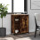 Berkfield Sideboard Smoked Oak 70x30x80 cm Engineered Wood 1