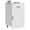 Berkfield Kitchen Base Cabinet Lucca White Engineered Wood 1