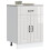 Berkfield Kitchen Base Cabinet Lucca High Gloss White Engineered Wood 1