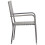Berkfield Garden Dining Chairs 2 pcs Stackable Grey Poly Rattan 4