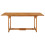 Berkfield Garden Dining Table 180x90x75 cm Solid Acacia Wood 2