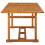 Berkfield Garden Dining Table 180x90x75 cm Solid Acacia Wood 3