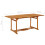 Berkfield Garden Dining Table 180x90x75 cm Solid Acacia Wood 6