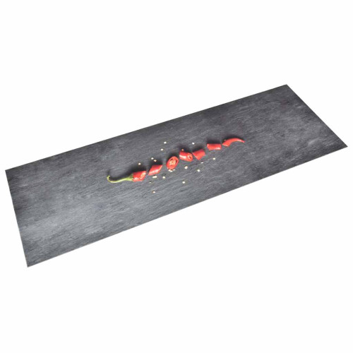 Berkfield Kitchen Carpet Washable Pepper 45x150 cm 1