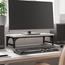 Berkfield Monitor Stand Grey Sonoma 55x23x14 cm Engineered Wood