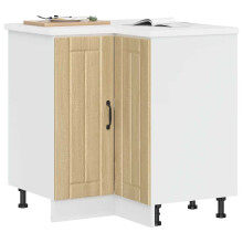 Berkfield Kitchen Corner Base Cabinet Lucca Sonoma Oak Engineered Wood