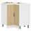 Berkfield Kitchen Corner Base Cabinet Lucca Sonoma Oak Engineered Wood 1