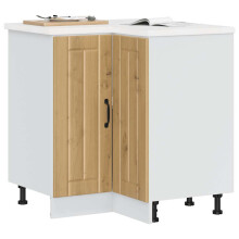 Berkfield Kitchen Corner Base Cabinet Lucca Artisan Oak Engineered Wood
