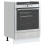 Berkfield Oven Cabinet Lucca Concrete Grey Engineered Wood 1