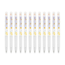 12Pcs Noise Free Retractable Gel Pen Fast Dry Ink Non Smudge-lm