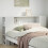 Berkfield Headboard with Storage White 160 cm Solid Wood Pine 1