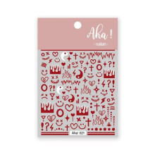 Black and White Flower Nail Art Stickers Smiling Face Nail Decals UltraThin Self Adhesive Manicure Decoration Aha02102
