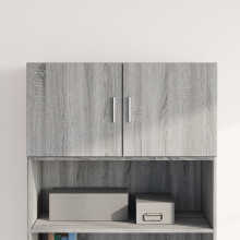 Berkfield Wall Cabinet Grey Sonoma 80x42.5x40 cm Engineered Wood