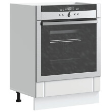 Berkfield Oven Cabinet Lucca White Engineered Wood