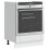 Berkfield Oven Cabinet Lucca White Engineered Wood 1