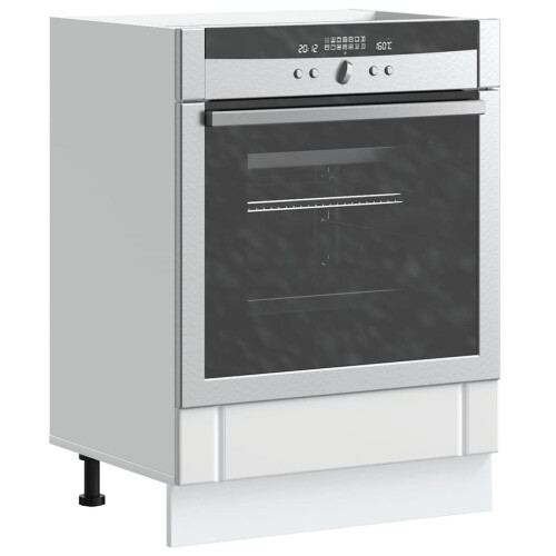 Berkfield Oven Cabinet Lucca White Engineered Wood
