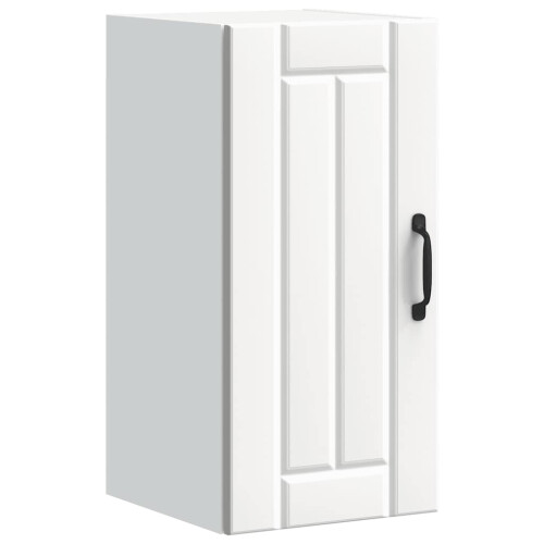 Berkfield Kitchen Wall Cabinet Lucca White Engineered Wood