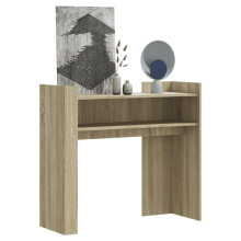 Berkfield Console Table Sonoma Oak 100x35x90 cm Engineered Wood