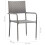 Berkfield Garden Dining Chairs 6 pcs Stackable Grey Poly Rattan 7