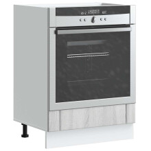 Berkfield Oven Cabinet Lucca Grey Sonoma Engineered Wood
