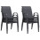 Berkfield Stackable Garden Chairs 6 pcs Grey Textilene Fabric 8