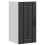 Berkfield Kitchen Wall Cabinet Lucca Black Engineered Wood 1