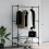 Berkfield Clothes Rack with Shelves Grey Sonoma Engineered Wood 1