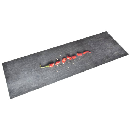 Berkfield Kitchen Carpet Washable Pepper 60x300 cm 1