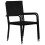Berkfield Garden Dining Chairs 6 pcs Stackable Black Poly Rattan 4