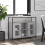 Berkfield Sideboard Grey Sonoma 100x35x80 cm Engineered Wood 1