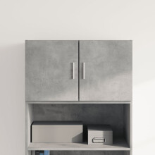 Berkfield Wall Cabinet Concrete Grey 70x42.5x40 cm Engineered Wood