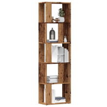 Berkfield Book Cabinet Old Wood 45x24x159 cm Engineered Wood