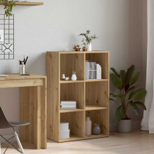 Berkfield Book Cabinet/Sideboard Artisan Oak 66x30x98 cm Engineered Wood