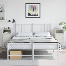 Berkfield Bedside Cabinets 2 pcs White 36x39x78 cm Steel