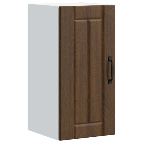 Berkfield Kitchen Wall Cabinet Lucca Brown Oak Engineered Wood