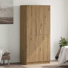 Berkfield Wardrobe Artisan Oak 80x52x180 cm Engineered Wood