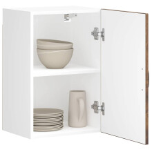 Berkfield Kitchen Wall Cabinet Lucca Smoked Oak Engineered Wood