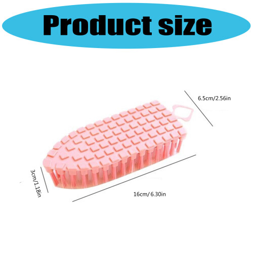 3Pcs Bendable Flexible Soft Bristles Scrub Brush Flexible Design 2